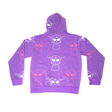 Load image into Gallery viewer, Adventures Purple Zipper Hoodie
