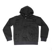 Load image into Gallery viewer, Adventures Charcoal Zipper Hoodie
